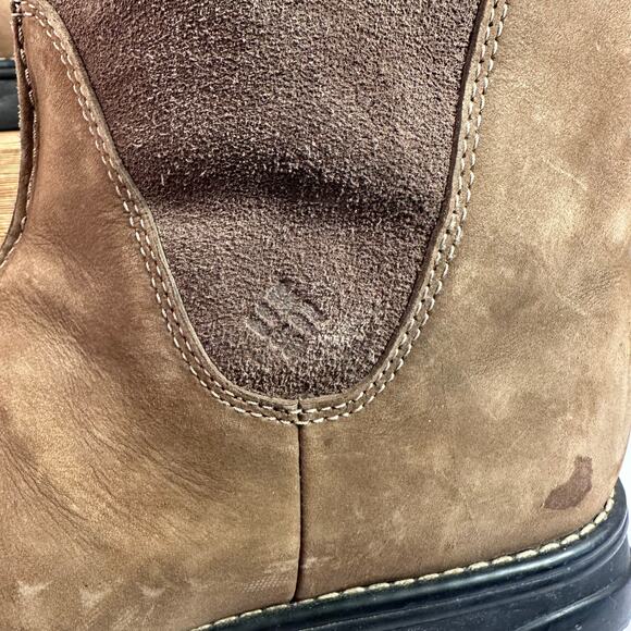 Columbia Shirebrook LeatherWaterproof Winter Boots Womens 8.5 Fleece Omni Grip - Picture 6 of 14